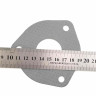 Прокладка глушителя GY6-50/150 колена (треугольная) метало-асбестовя