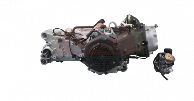 Двигатель Stels Капитан150 4х т. 150 см3 157QMJ (GY6-150) моноблок с редуктором, масл.охл. (НЕ ДИНГО)