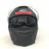 Шлем интеграл COBRA JK318, черный/зеленый, черный/красный, с очками, размеры XL