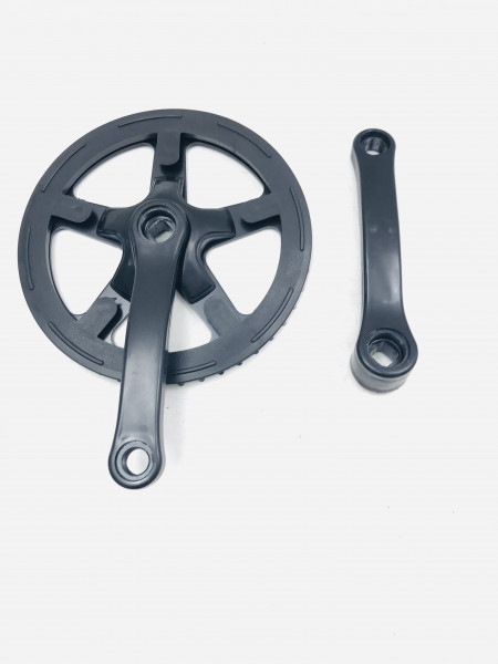 Шатуны велосипеда 46Тх140 мм черные ESCWC-07