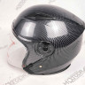 Шлем открытый 3/4 COBRA JK513, серый карбон, размеры L