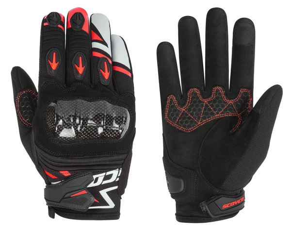Перчатки Scoyco MC-137 красные 2XL