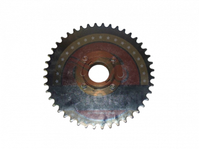 Звезда 44 зуб. (415) задняя Веломотор с муфтой Ф66 (4 отверстия)