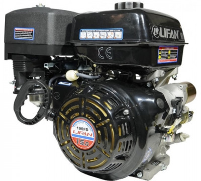Двигатель Lifan 15 л.с. 190F-D (вал 25 мм) с катушкой освещения 