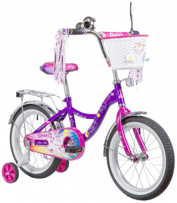 Велосипед 16'' Novatrack Little Girlzz