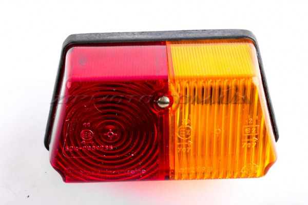 Боковой фонарь Урал задний коляски (реставрация)