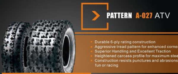 Покрышка ATV 8" 20 х 7,00 - 8 (А-027) без камеры, передние SUN.F