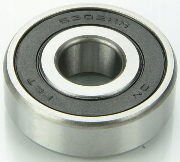 Подшипник 180302 (15x42x13) закрытый резиной (6302-2RS) (Россия)