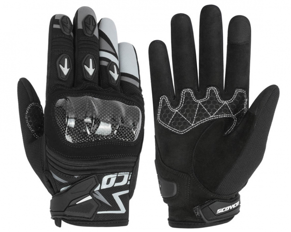 Перчатки Scoyco MC-137 чёрно-серые L