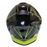 Шлем детский интеграл Cobra EC H151 чёрный и лайм размер XXXS