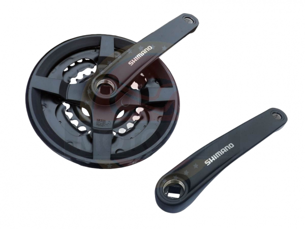 Шатуны для велосипеда Shimano Tourney 42/34/24Тх170мм (TY301)