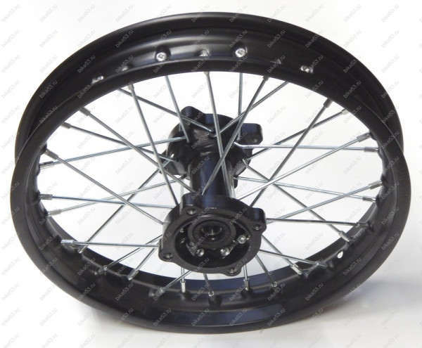 Обод 1.6-12 задний спицы TTR110 в сборе D12