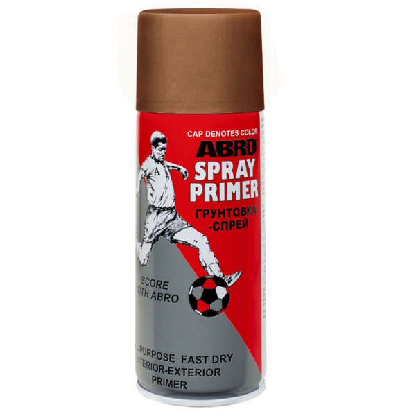 Краска спрей ABRO masters ГРУНТОВКА КОРИЧНЕВО-КРАСНАЯ аэрозоль (272 мл) (010)