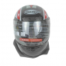 Шлем интеграл FALCON XZF-03, размер XL , c пелериной по кругу, иск. кожа и мех, закрывает шею
