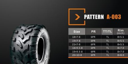 Покрышка ATV 8 21x7.00-8 А-003 без камеры