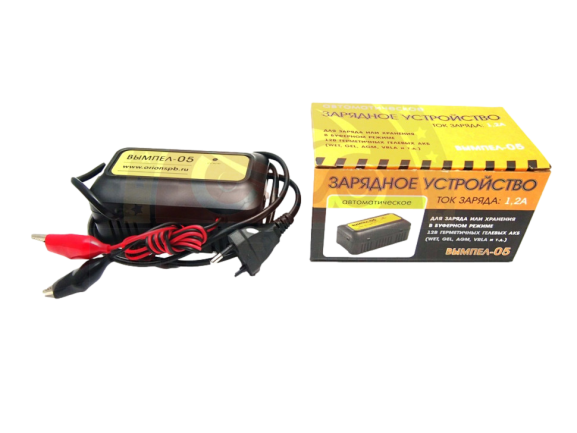 Зарядное устройства Вымпел-05 (автоматич,1,2А,12В,гелевых и кислот.АКБ)