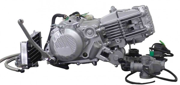 Двигатель 4Т 150 см3 (190 куб.см.) (W150D, ZS190E, 1P62YMJ-2) 5МКПП, эл+кик