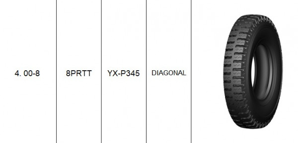 Покрышка 8 4.00-8 Р345 Yuaning