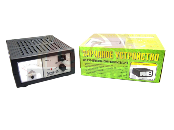 Зарядное устройства Вымпел-20 (автомат,0-6А, 6/12/18В, стрелочн.амперм)