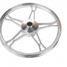 Обод 1.4-17 задний литой Vortex city серебристый