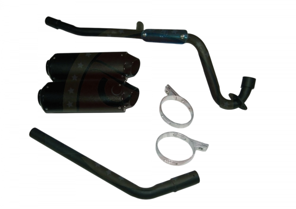 Глушитель ATV Bravo в сборе с коленом