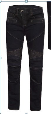 Брюки SCOYCO P043, джинсовые, черные, размер 38, 3XL