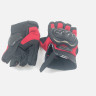 Перчатки Pro-biker MCS-04 без пальцев с защитой текстиль-сетка красные XL