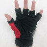 Перчатки Pro-biker MCS-04 без пальцев с защитой текстиль-сетка красные XL