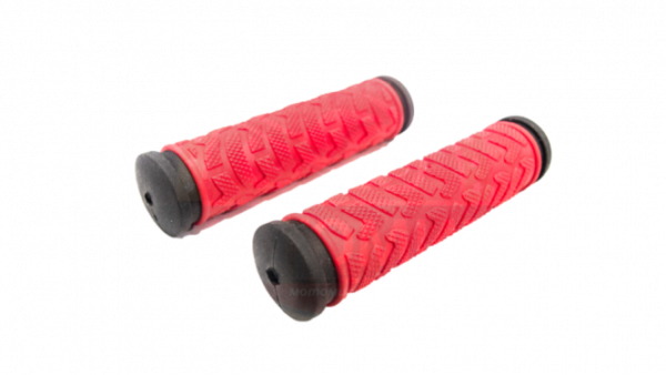 Грипсы (ручки) велосипедные 125мм, черные, резина (HL- G49)