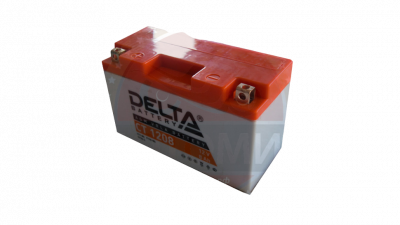 Аккумулятор 12В 8 А/ч, кислотный AGM (Delta CT 1208) (150x66x94) прямая полярность