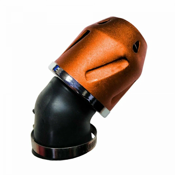 Фильтр нулевик 42 мм цилиндр угол 45° корпус Неон 2 золотой к К65 К68