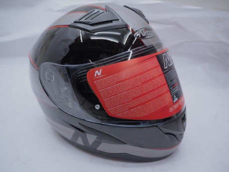 Шлем интеграл NITRO N2300 AXIOM DVS (Black/Gun/Red), размер S