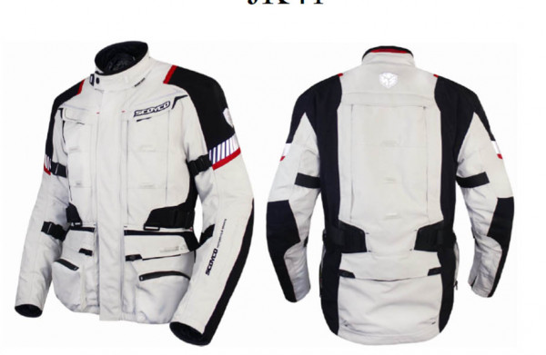 Куртка SCOYCO JK41, серая, размер 3XL