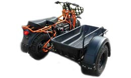 Прицеп боковой для мотоциклов Скаут-3 (с корытом) С ПОДВЕСКОЙ (Невозможна регистрация в ГИБДД)