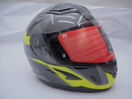 Шлем интеграл NITRO N2300 RIFT DVS (Black/Gun/Safety Yellow), размер L