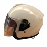Шлем открытый SHIRO SH-451, SOLID, цвет WHITE, размер XXL
