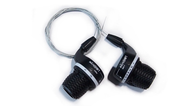 Шифтер монетки MicroSHIFT MS25-7 3*7 скорости