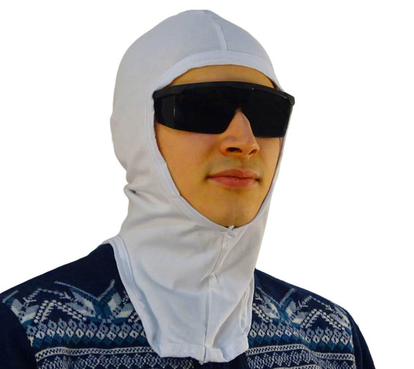 Подшлемник кулирка открытое лицо цвет Белый П116