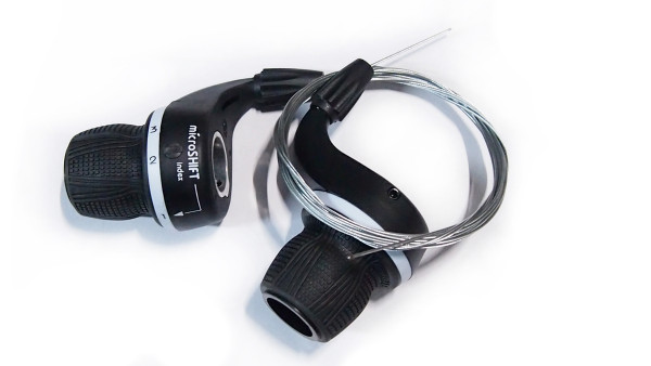 Шифтер монетки MicroSHIFT MS29-7 3*7 скорости