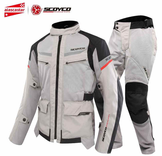 Куртка SCOYCO JK60, серая, размер 3XL