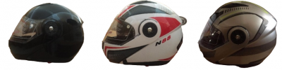 Шлем модуляр COBRA JK115, черный, белый с красным, серый размеры XL внутр.солнцезащ. ОЧКИ