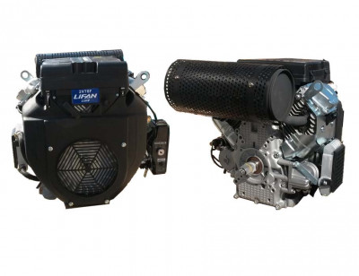 Двигатель LIFAN 27 л.c. 2V78F PRO с катушкой освещения РУЧ+ЭЛ СТАРТ (БУРАН) 12В 20А 240Вт