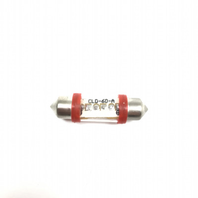 Лампа светодиодная LED 12V T11-36 SV8.5 C5W 3SMD красная