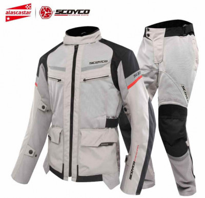 Куртка SCOYCO JK60, серая, размер 2XL