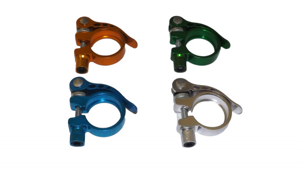 Зажим велосипедный подседельный D31,8мм (SF-QR15)