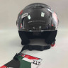 Шлем открытый SHIRO SH-62, SOLID, цвет BLACK, размер XL