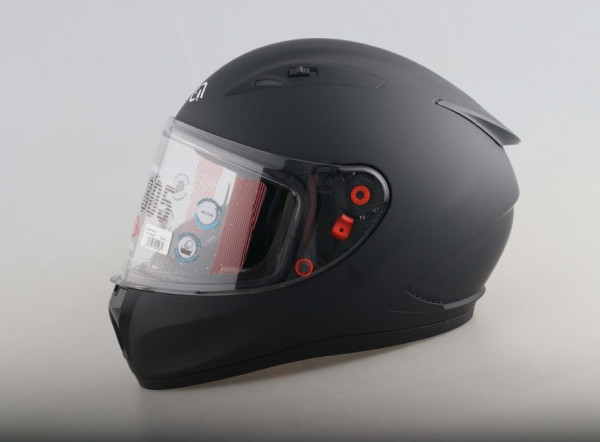 Шлем интеграл SHIRO SH-805, SOLID, цвет MATT BLACK, размер L
