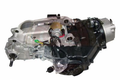 Двигатель АТВ 4Т 180 см3 161QML (GY6-180) в сборе масл. охлажд. кик и эл.стартер, 24 шлц