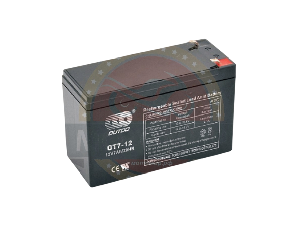 Аккумулятор 12В 20 А/ч гелевый Outdo 177х88х154 обратная полярность