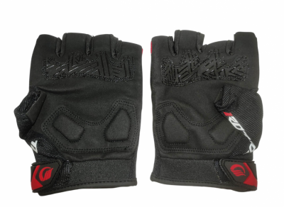 Перчатки Pro-biker MCS-57B без пальцев чёрно-красные XXL
